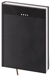 Diář 2022 Print - černý, týdenní, B5