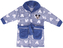 Dětský župan Disney|Mickey Mouse: Glow In The Dark (5 let) modrý fleece
