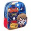 Dětský blikající batoh Harry Potter: 3D Harry (objem 8 litrů|25 x 31 x 10 cm) modrý polyester