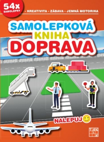 Samolepková kniha Doprava - Nalepuj