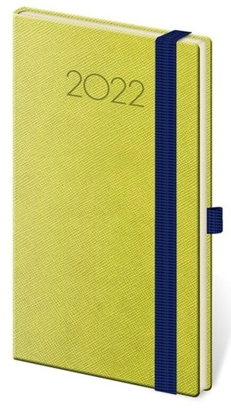 Diář 2022 New Praga - zelený, týdenní kapesní Diář 2022 New Praga - zelený, týdenní kapesní
