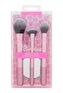 Real Techniques Perfect Finish Kit kosmetický štětec Soft Blush RT 429 1 ks + kosmetický štětec Precise Fan RT 428 1 ks + kosmetický štětec Contour RT 206 1 ks + zrcátko 1 ks