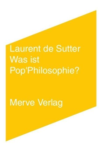 Was ist Pop'Philosophie?