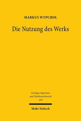 Die Nutzung des Werks