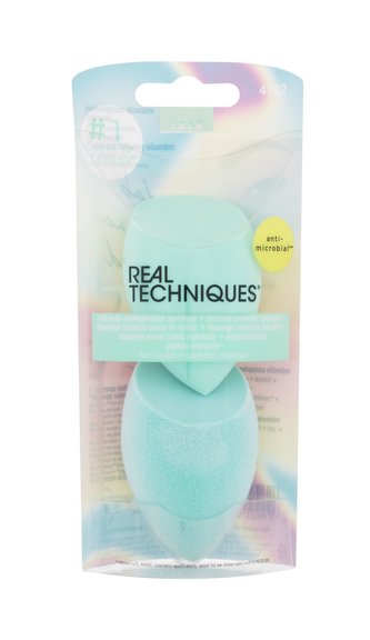 Real Techniques Miracle Complexion Sponge houbička na tekutý make-up Miracle Complexion Sponge 1 ks + houbička na pudrový make-up Miracle Powder Sponge 1 ks