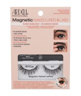 Ardell Magnetic umělé řasy Magnetic Naked Lashes 421 1 ks + oční linka Magnetic Liquid Liner 2,5 g Black