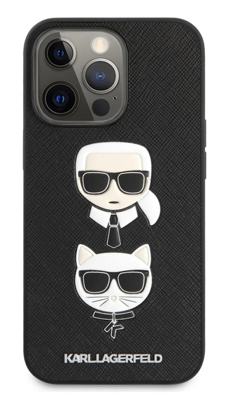 Karl Lagerfeld Saffiano Case iPhone 13 Pro Max,Bla