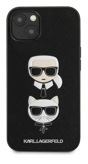Karl Lagerfeld Saffiano Case iPhone 13 , Black