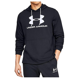 Pánská mikina Under Armour, Sportstyle Terry Logo Hoodie-Blk | Černá | 1348520-001-L