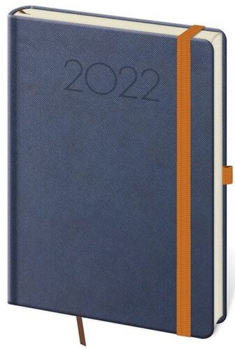 Diář 2022 denní A5 New Praga - modrá