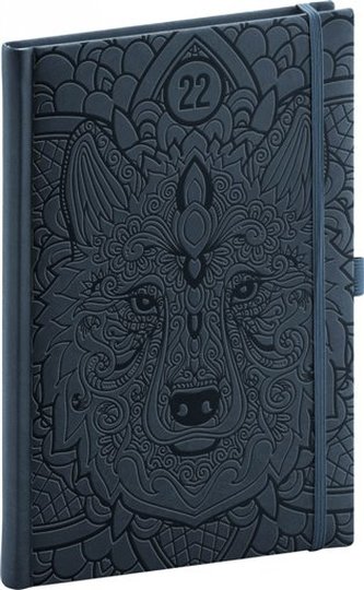 Týdenní diář Vivella Fun 2022, vlk Týdenní diář Vivella Fun 2022, vlk