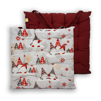 Podsedák prošívaný 40x40 cm, Skřítci