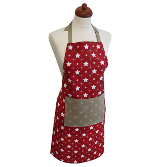Kuchyňská zástěra 60*80 cm, Hvězdičky