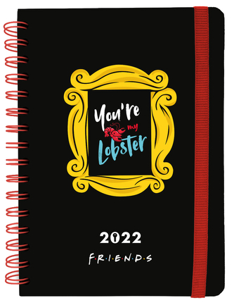 Plánovací týdenní diář A5 2022 Friends|Přátelé: Lobster (14,8 x 21 cm) Plánovací týdenní diář A5 2022 Friends|Přátelé: Lobster (14,8 x 21 cm)