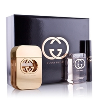 Gucci Guilty Dárková sada Toaletní voda 75 ml, sprchový gel Guilty 100 ml a miniaturka Guilty Toaletní voda 7,4 ml Gucci Guilty Dárková sada Toaletní voda 75 ml, sprchový gel Guilty 100 ml a miniaturka Guilty Toaletní voda 7,4 ml