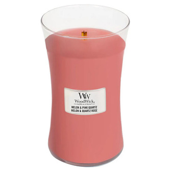 WoodWick Melon & Pink Quartz svíčka váza 609g