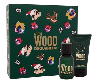 Dsquared2 Green Wood toaletní voda 30 ml + sprchový gel 50 ml