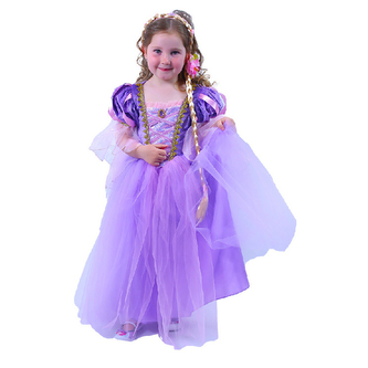 Dětský kostým princezna Fialka s copem (S)