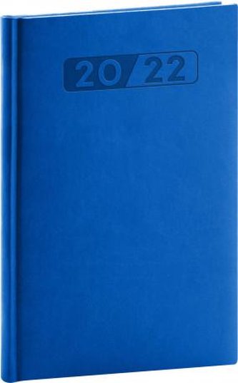 Týdenní diář Aprint 2022, modrý