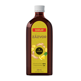 LEROS Sirup Zázvor 250 ml