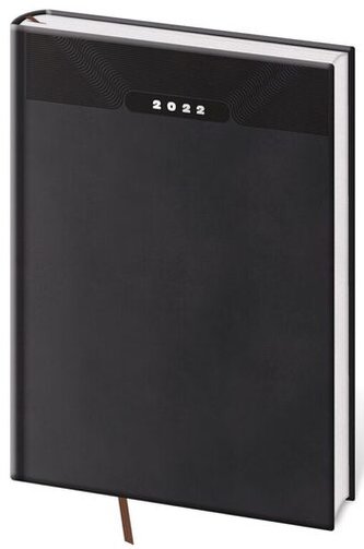 Diář 2022 Print - černý, denní, A5 Diář 2022 Print - černý, denní, A5
