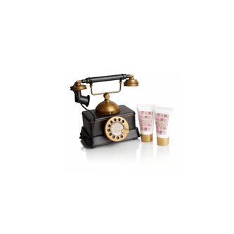 P. Retro telefon s přípravky do koupele