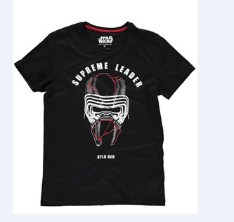 Pánské tričko Star Wars IX|Hvězdné války IX: Supreme Leader (XL) černé bavlna