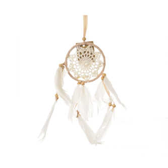 Lapač snů béžový 11x27 cm