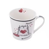 Hrnek pocelán kočka bílý 400 ml