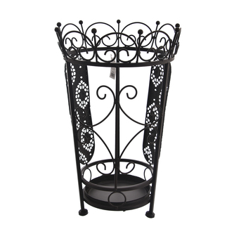 Stojan kov na deštníky hnědý 24x43 cm