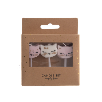 Dortové svíčky kočička 6 ks