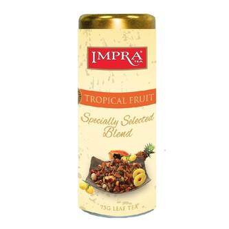 Čaj černý ananas, papája, maliny v plechovce 75 g
