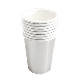 Kelímek papír párty stříbrný 8 ks 350 ml