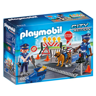 Policejní zátaras Playmobil, Policie, 30 dílků Policejní zátaras Playmobil, Policie, 30 dílků