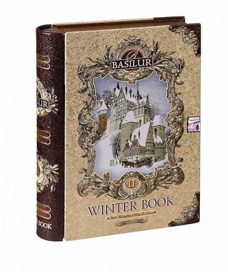 Čaj černý ochucený kniha plech BASILUR 100 g