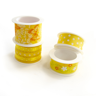 Stuha žlutá mix 2 m