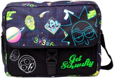 Taška na rameno Rick & Morty: Space Aop With Flock (34 x 40 x 14 cm| objem 19 litrů)