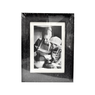 Fotorámeček dřevo černý 18x23 cm