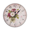Hodiny nástěnné dřevo pivoňky pr. 34 cm