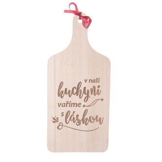 Prkénko dřevo ,,v naší kuchyni,, 14x30 cm