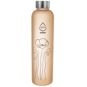 Láhev 750 ml Mák sklo / nerez