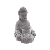 Budha cement na svíčku 11x12x17 cm