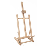 Stojan malířský dřevo hnědý 29x30x73 cm