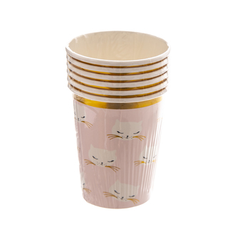 Kelímek papír kočka 6 ks 200 ml