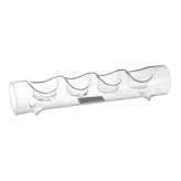 Svícen sklo 4 svíčky 30x6x6 cm