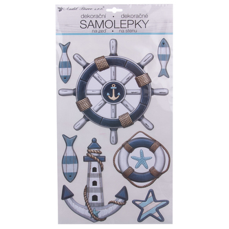 Samolepky na zeď SEA 25x47 cm