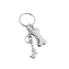 Klíčenka kov pes+kost 10 cm
