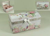 Šperkovnice růžová zrcátko 20x12x10 cm