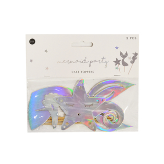 Ozdoba na dort Mořská panna 3 ks