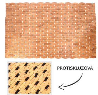 Rohožka koupelnová 70x50 cm Grenada bambus